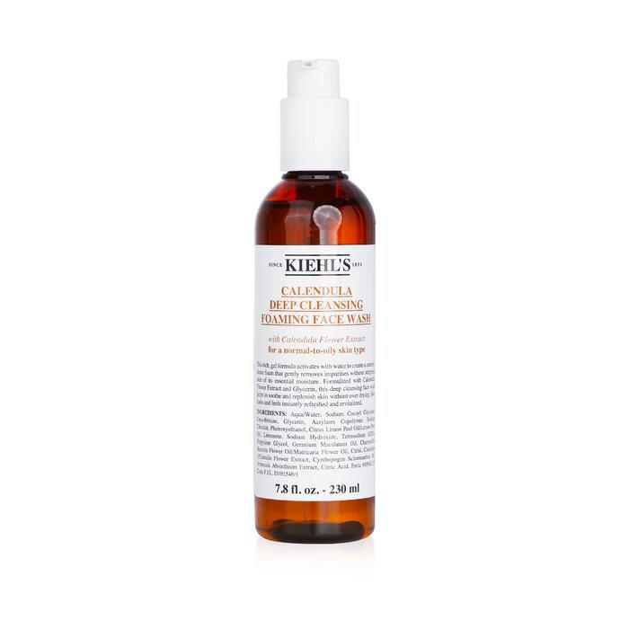 Kiehl's 金盏花深层洁面泡沫 祛痘控油洗面奶 230ml/7.8oz商品第1张图片规格展示