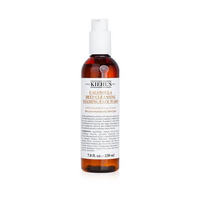 商品Kiehl's|Kiehl's 金盏花深层洁面泡沫 祛痘控油洗面奶 230ml/7.8oz,价格¥277,第1张图片