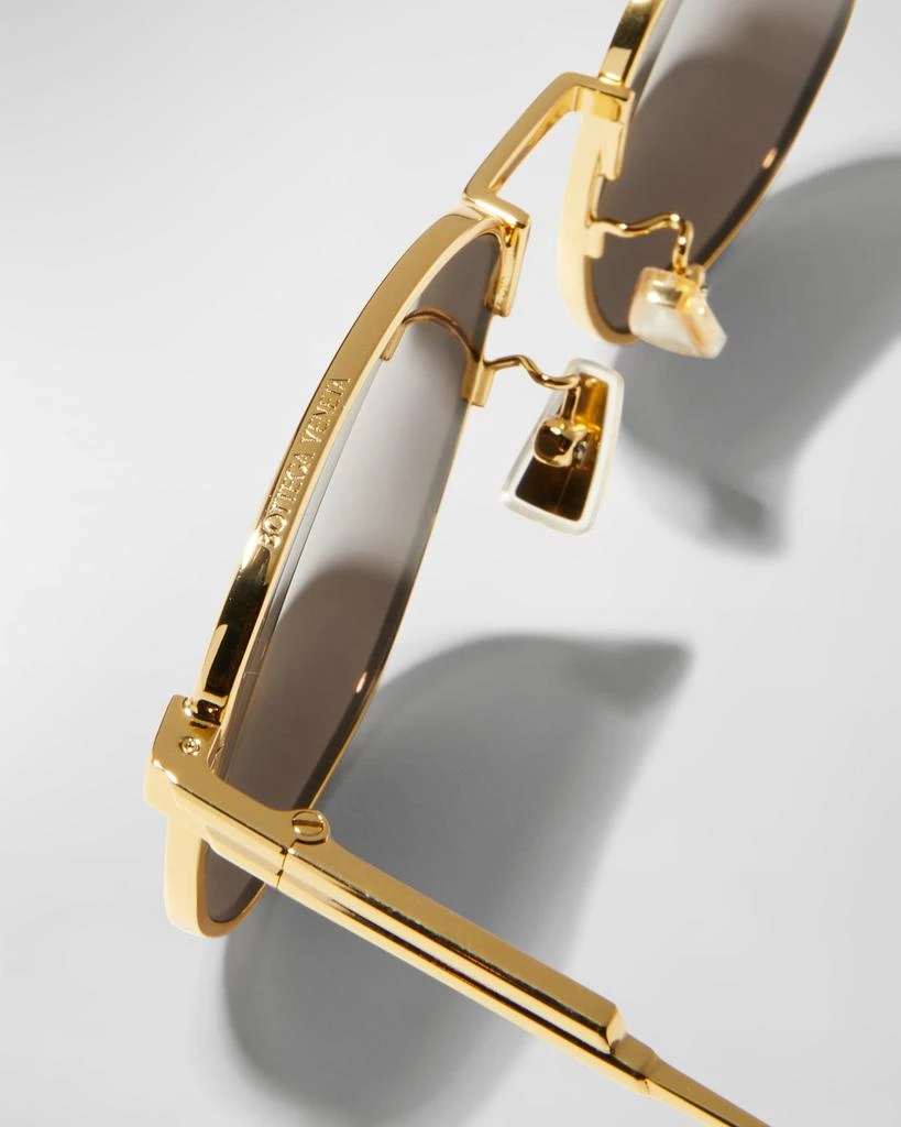 商品Bottega Veneta|Oval Metal Sunglasses,价格¥1664,第4张图片详细描述