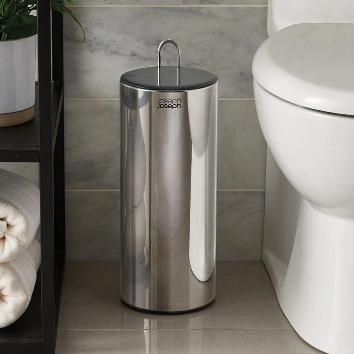商品Joseph Joseph|EasyStore Luxe Concealed Toilet Roll Holder,价格¥341,第2张图片详细描述