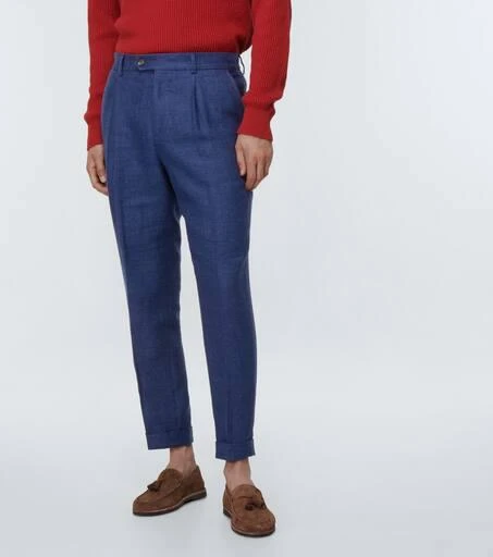 商品Brunello Cucinelli|Linen, wool and silk suit,价格¥36359,第5张图片详细描述