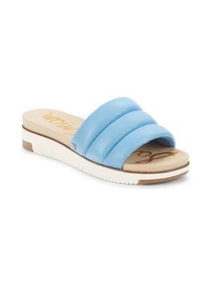 商品Sam Edelman|Annalisa Leather Platform Sandals,价格¥222,第4张图片详细描述