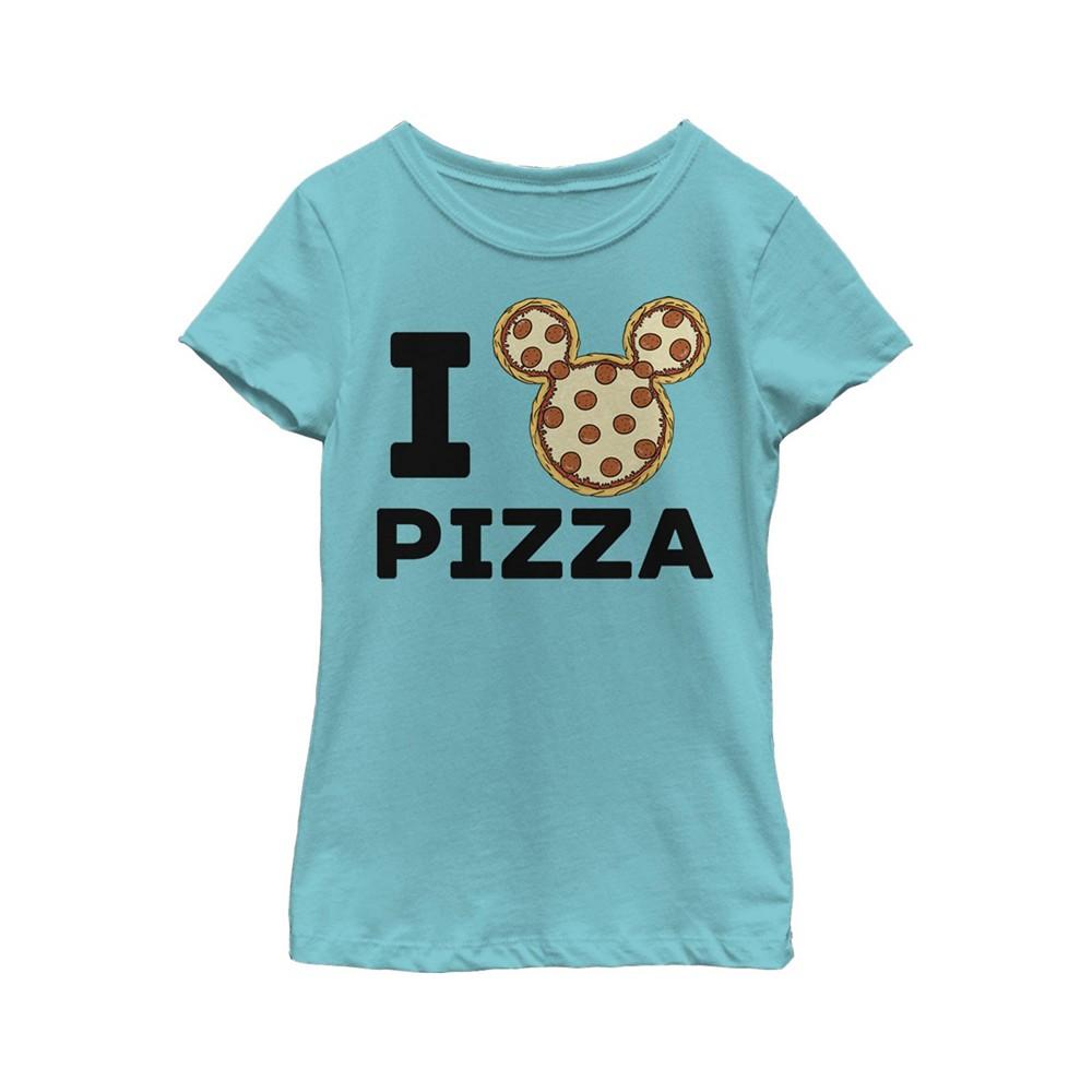 Girl's Mickey & Friends Mickey Mouse Pizza  Child T-Shirt商品第1张图片规格展示