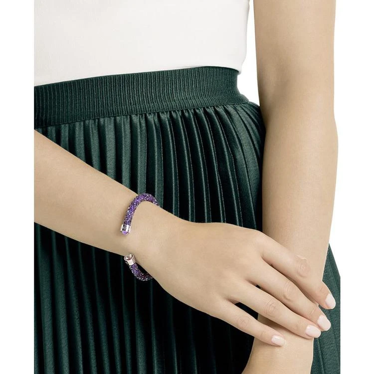 商品Swarovski|Silver-Tone Crystal Rock Cuff Bracelet,价格¥511,第2张图片详细描述