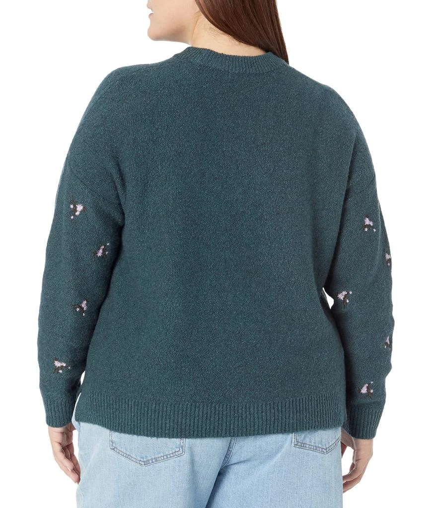 商品Madewell|Plus Embroidered Floral Pullover,价格¥500,第2张图片详细描述