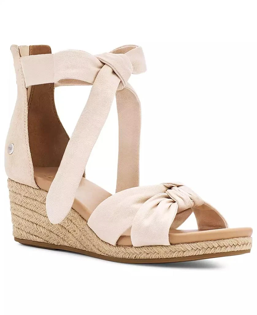 商品UGG|Women's Yarrow Espadrille Wedge Sandals,价格¥299,第1张图片