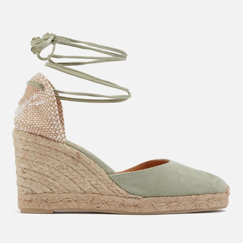 商品CASTAÑER|Castañer Women’s Carina Suede Wedge Espadrilles,价格¥526,第1张图片
