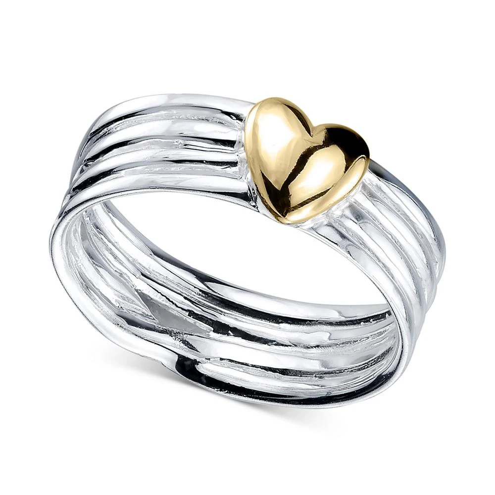 商品Unwritten|Unwritten Two-Tone Heart Ring 戒指,价格¥599,第1张图片