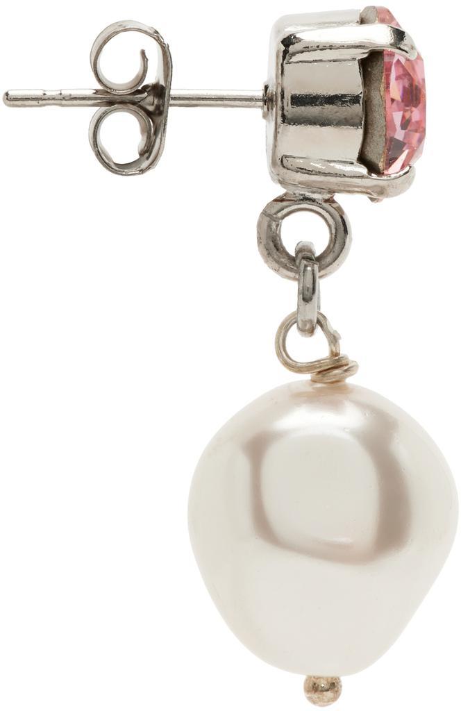 商品Justine Clenquet|SSENSE Exclusive Silver Deva Earrings,价格¥569,第4张图片详细描述