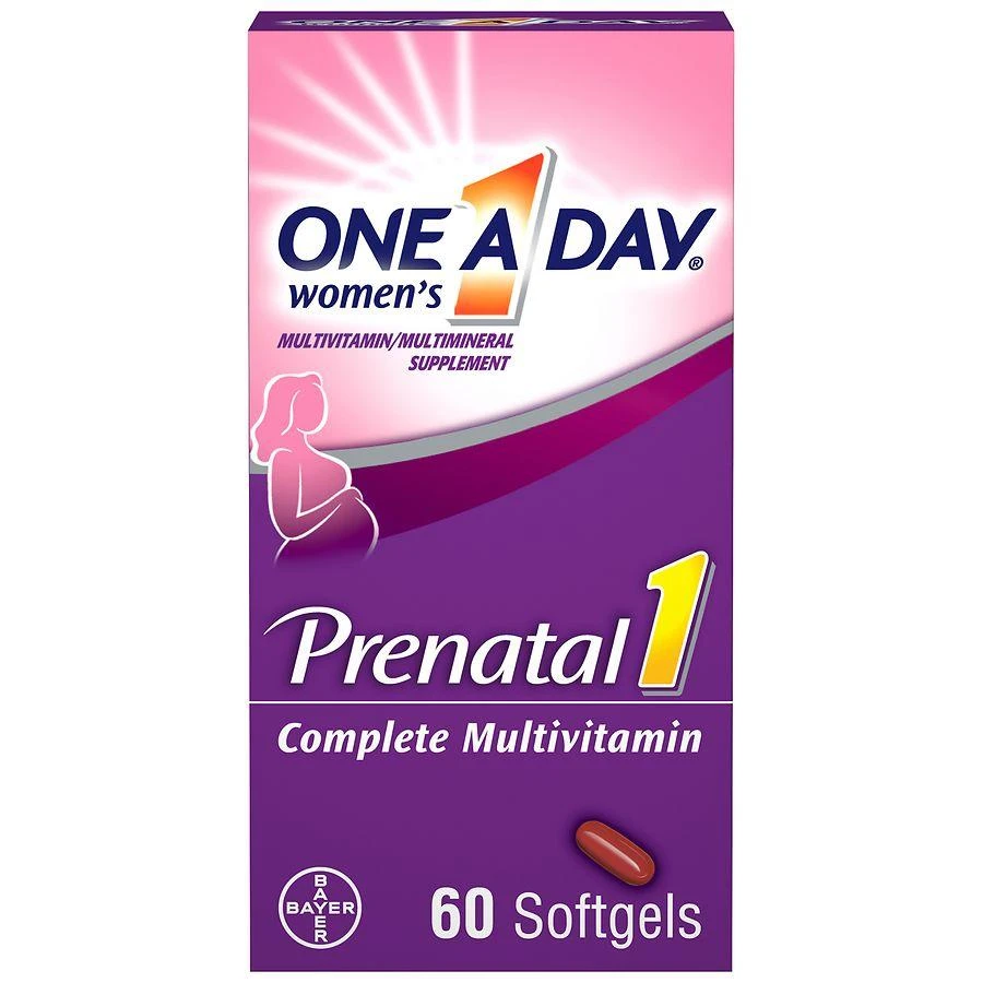 商品One A Day|Women's Prenatal 1 Multivitamins Softgels,价格¥325,第1张图片