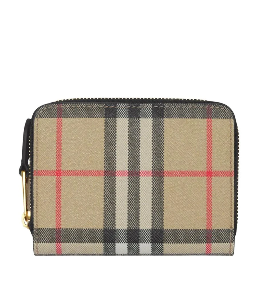 商品Burberry|Small Vintage Check Zip-Around Wallet,价格¥3142,第1张图片