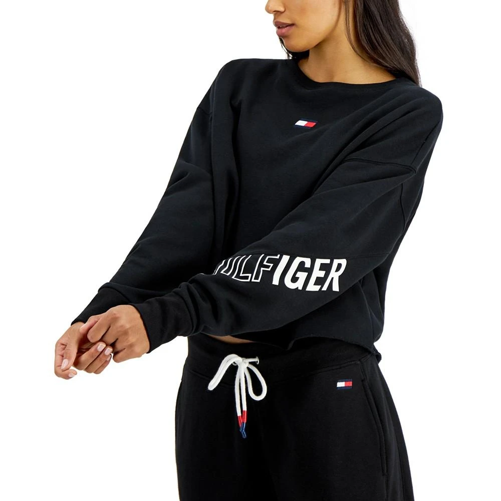 商品Tommy Hilfiger|Women's Fleece Cropped Sweatshirt,价格¥223,第1张图片