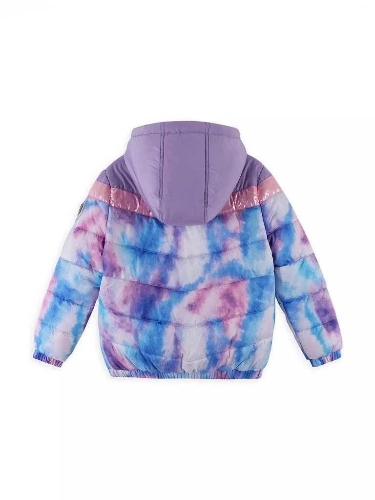 商品Andy & Evan|Little Girl's & Girl's Tie-Dye Bubble Coat,价格¥540,第3张图片详细描述