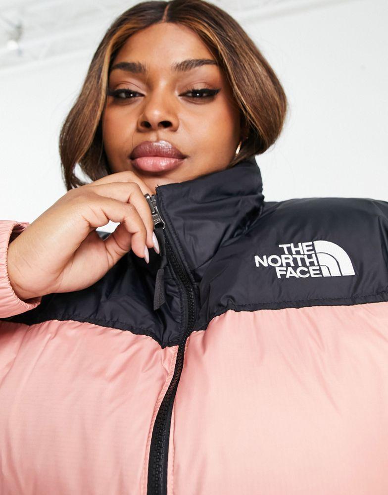 The North Face Plus 1996 Retro Nuptse down puffer jacket in pink商品第3张图片规格展示