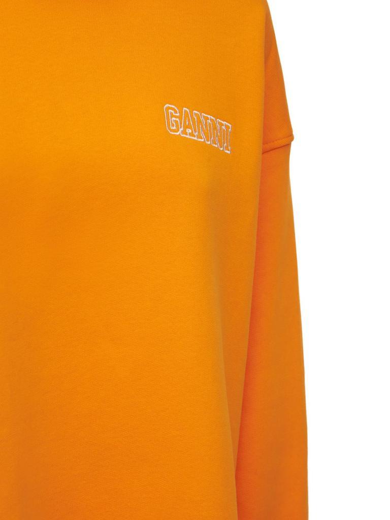 商品Ganni|Logo Cotton Jersey Hoodie,价格¥686,第5张图片详细描述