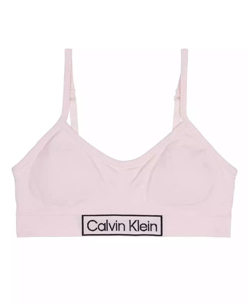 商品Calvin Klein|Big Girls Seamless Ruched Crop Bra,价格¥60,第1张图片