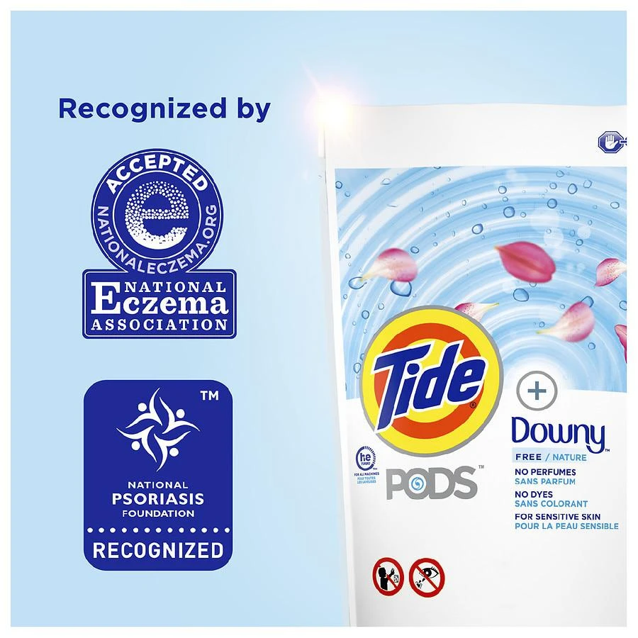 商品Tide|PODS +Downy Free Liquid Laundry Detergent Pacs,价格¥111,第5张图片详细描述