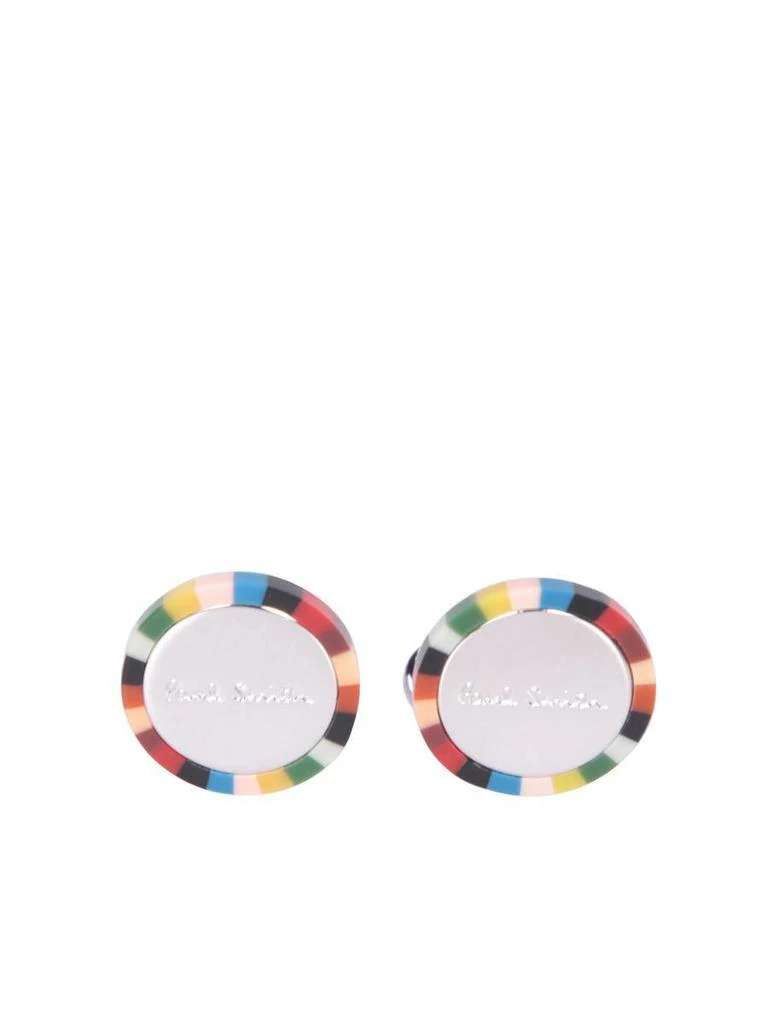 商品Paul Smith|Paul Smith Cufflinks in Grey,价格¥929,第1张图片