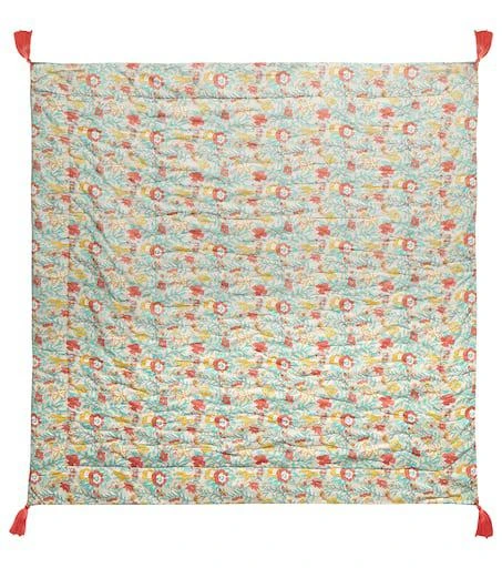 商品Louise Misha|Enoha reversible floral cotton blanket,价格¥429,第1张图片