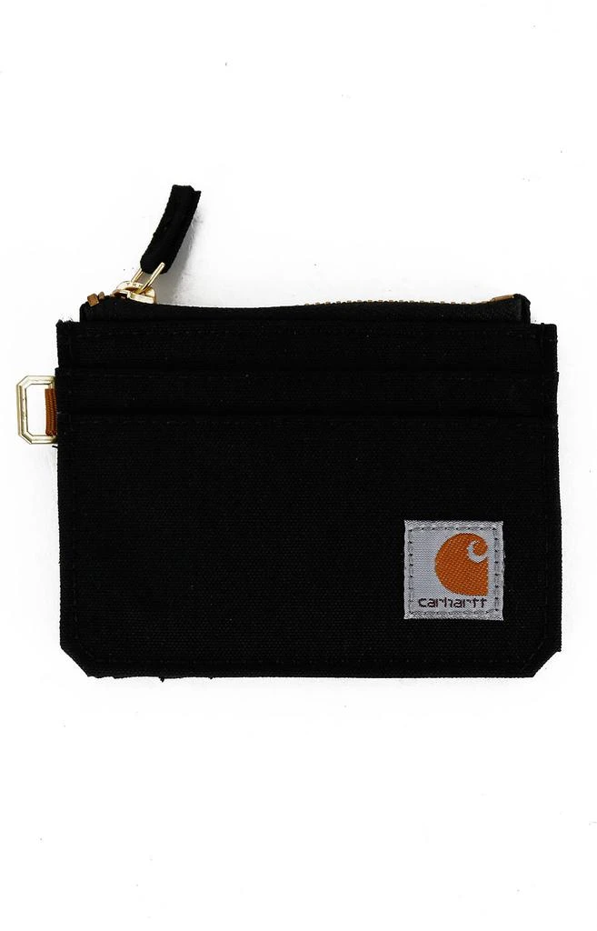 商品Carhartt|Nylon Duck Zippered Card Keeper Wallet - Black,价格¥219,第1张图片