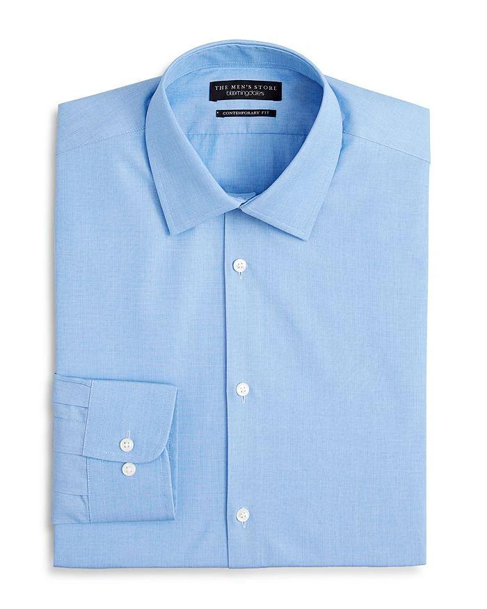 商品The Men's Store at Bloomingdale's|End-on-End Solid Dress Shirt - Regular Fit - 100% Exclusive,价格¥355,第1张图片