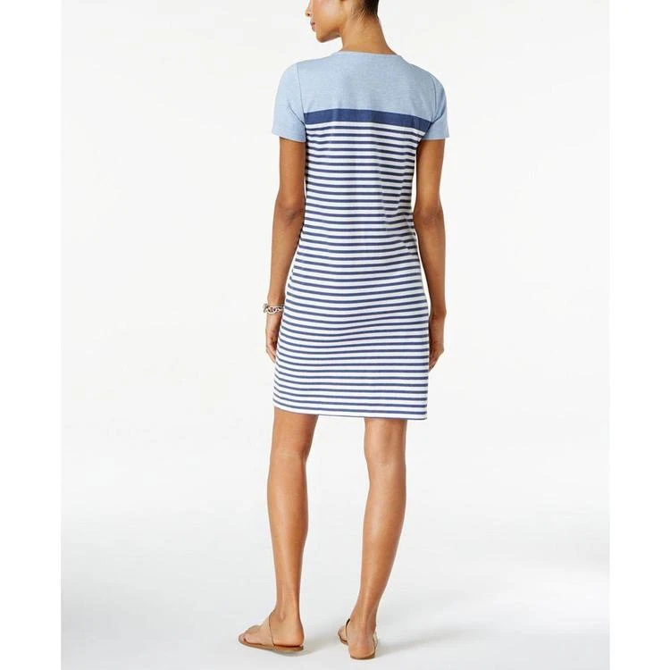 商品Karen Scott|Striped T-Shirt Dress, Only at Macy's,价格¥217,第3张图片详细描述