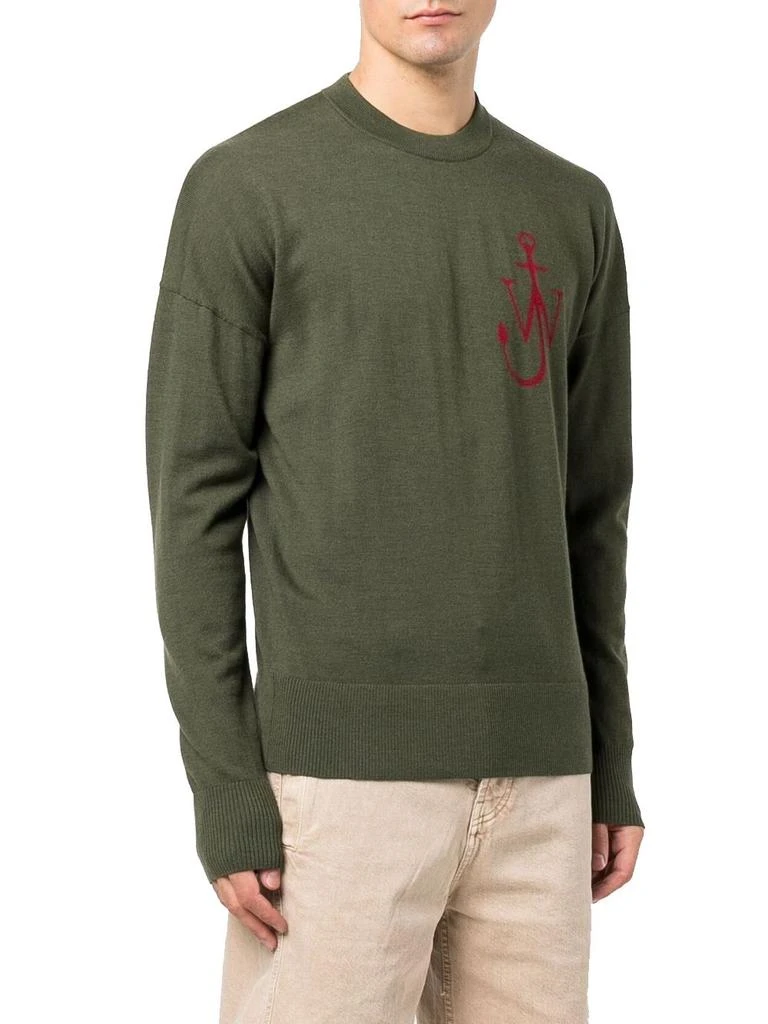 商品JW Anderson|J.W. Anderson Men&#39;s  Green Wool Sweater,价格¥3373,第2张图片详细描述