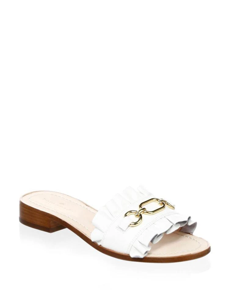 商品Kate Spade|Beau Leather Slides,价格¥883,第1张图片