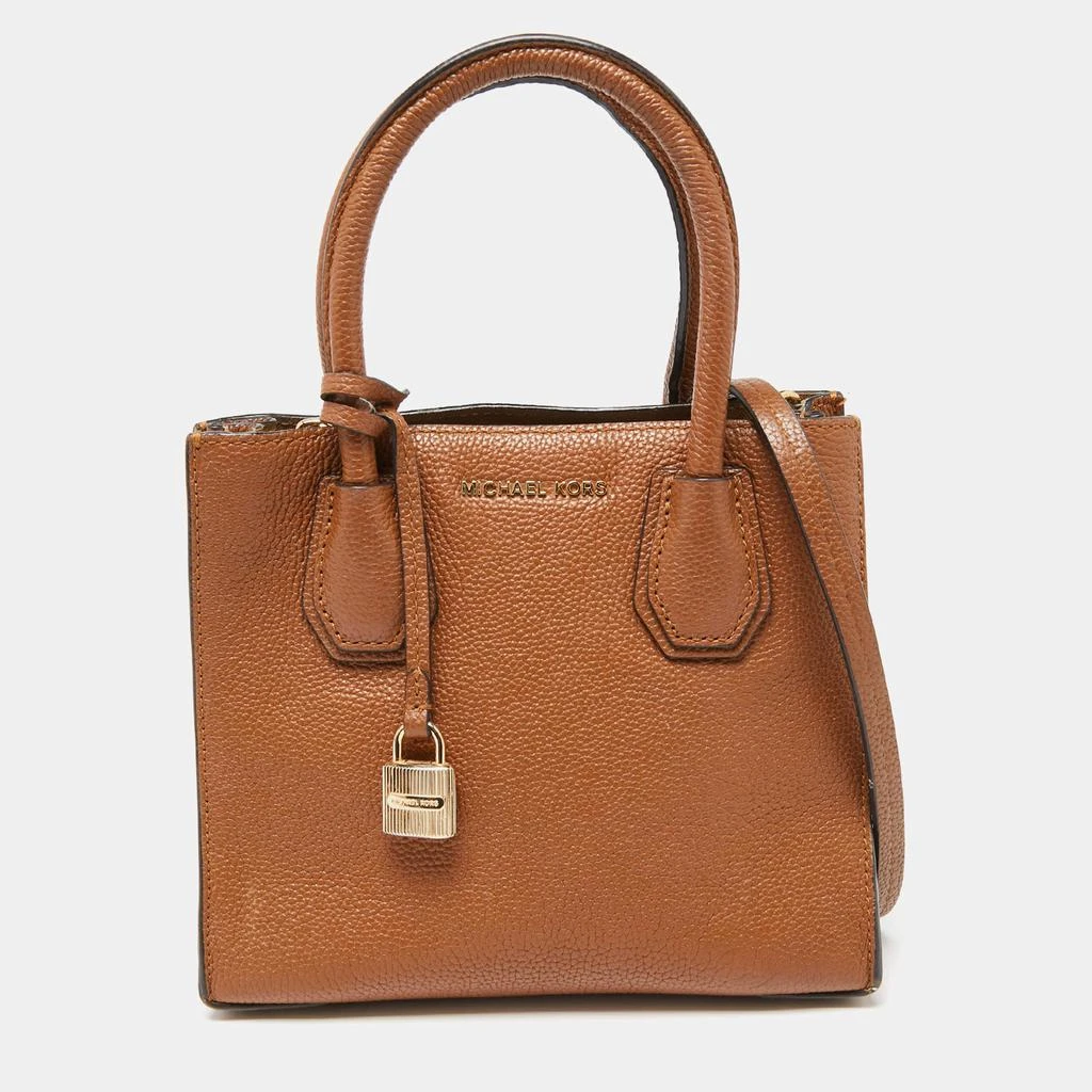 商品[二手商品] Michael Kors|Michael Kors Brown Leather Mini Mercer Tote,价格¥923,第1张图片