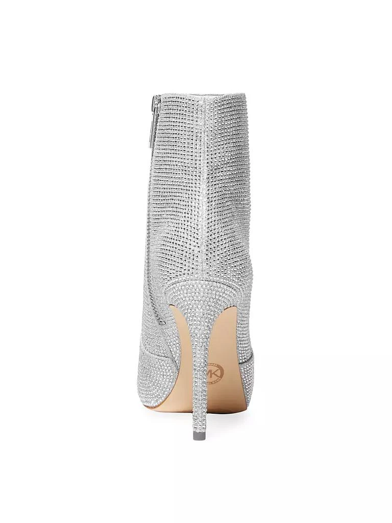 商品Michael Kors|Rue 100MM Embellished Stiletto Booties,价格¥1587,第3张图片详细描述