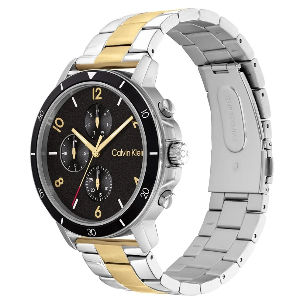 商品Calvin Klein|Men's Gauge Stainless Steel Bracelet Watch 46mm,价格¥1055,第2张图片详细描述