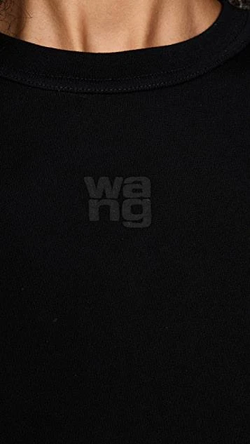 商品Alexander Wang|基本款平纹针织健美 T 恤,价格¥397,第5张图片详细描述