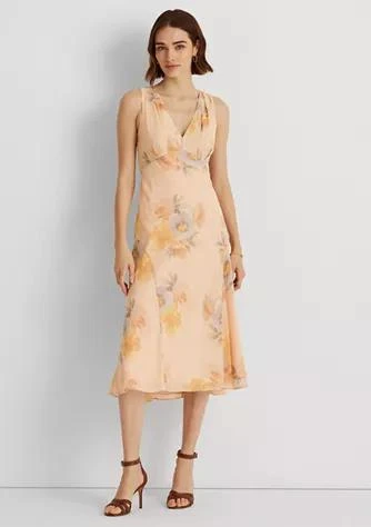 商品Ralph Lauren|Ralph Lauren Floral Crinkled Georgette Dress,价格¥327,第1张图片