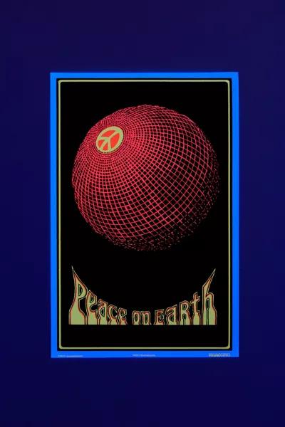 Peace On Earth Blacklight Poster商品第3张图片规格展示
