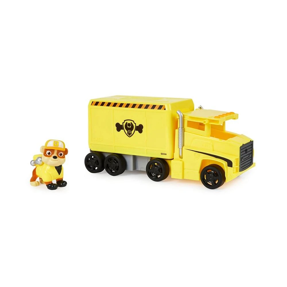 商品Paw Patrol|Big Truck Pup's Rubble Transforming Toy Trucks with Collectible Action Figure,价格¥134,第1张图片