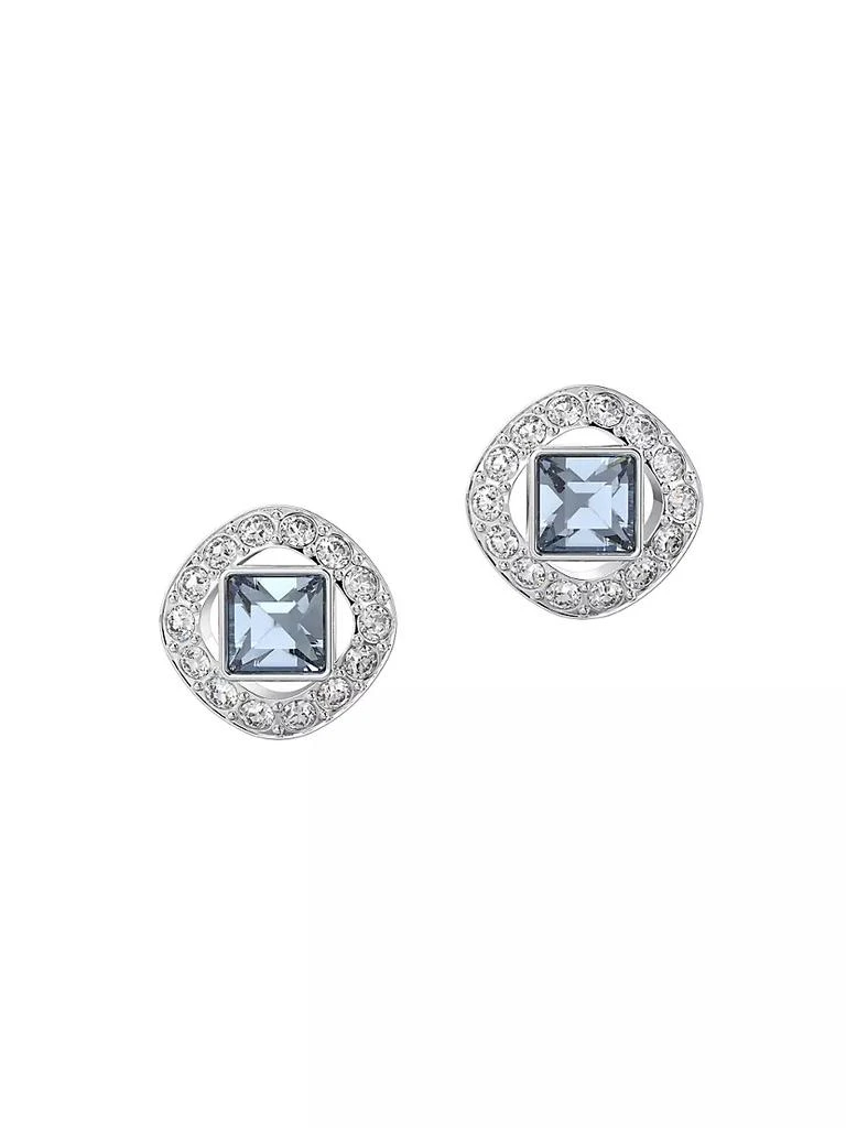 商品Swarovski|Angelic Rhodium-Plated &amp; Crystal Stud Earrings,价格¥563,第1张图片