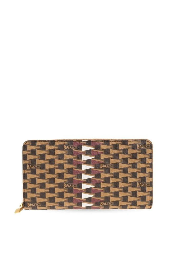 商品Bally|Bally Monogrammed Zipped Wallet,价格¥1512,第1张图片