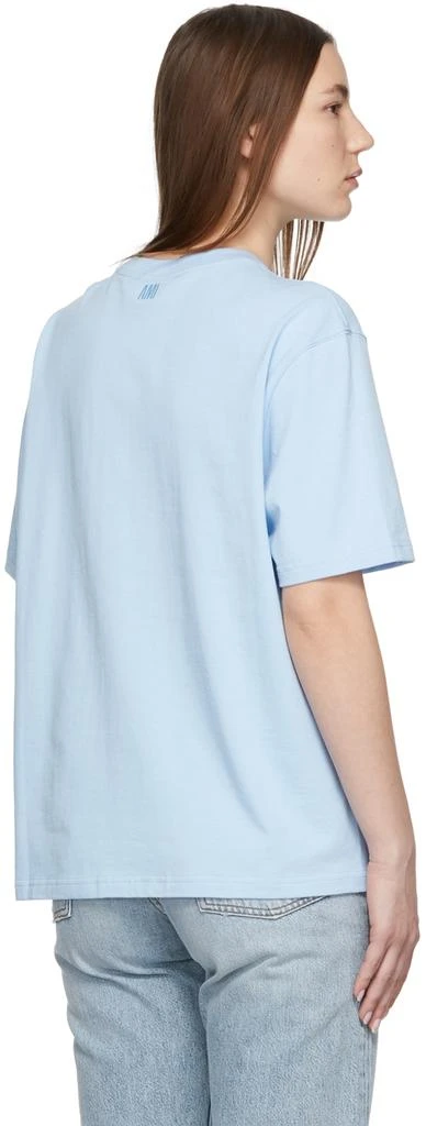 商品AMI|Blue Ami de Cœur T-Shirt,价格¥918,第3张图片详细描述