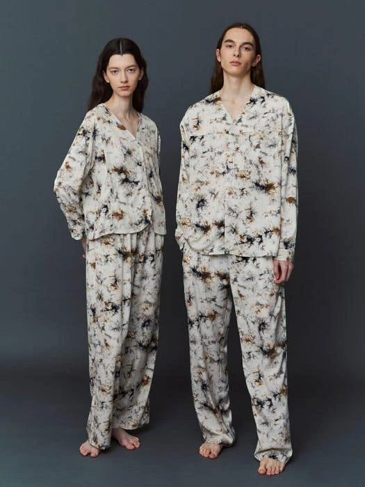 商品ATEMPO|Cozy Pajama Couple Set (Ink),价格¥2190,第2张图片详细描述