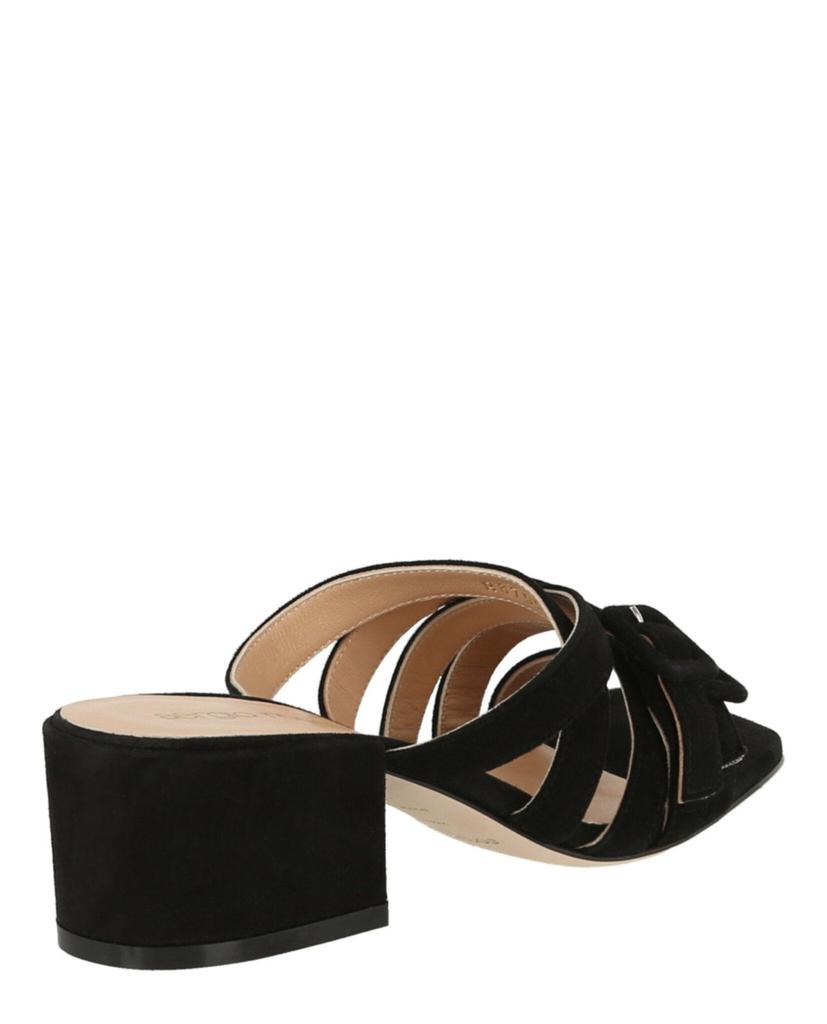 Suede Strappy Buckle Sandals商品第3张图片规格展示