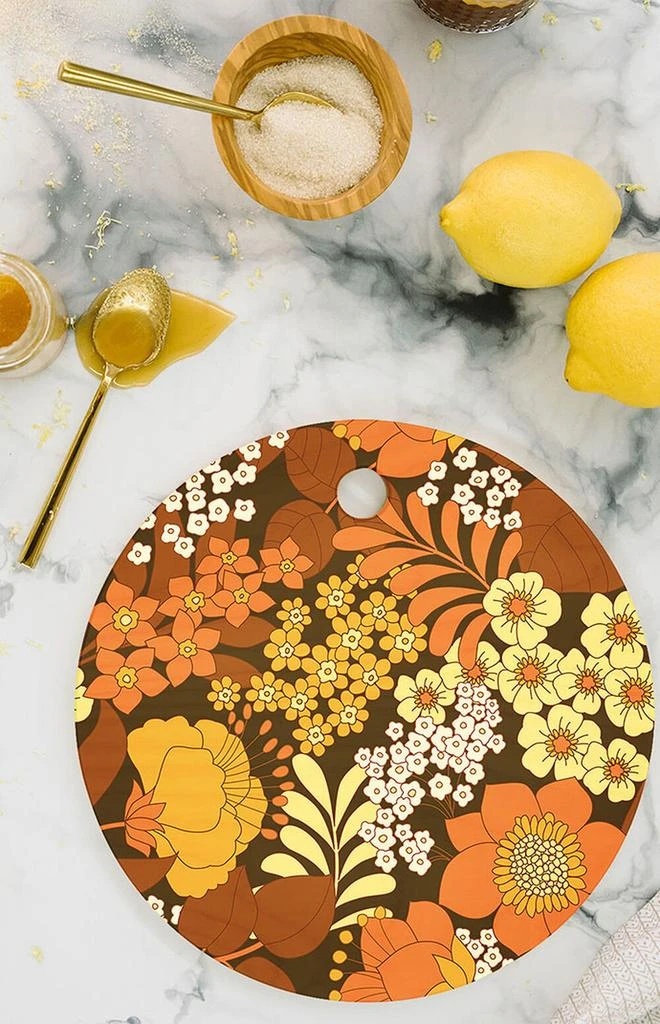 商品DENY Designs|Orange Round Cutting Board,价格¥365,第2张图片详细描述
