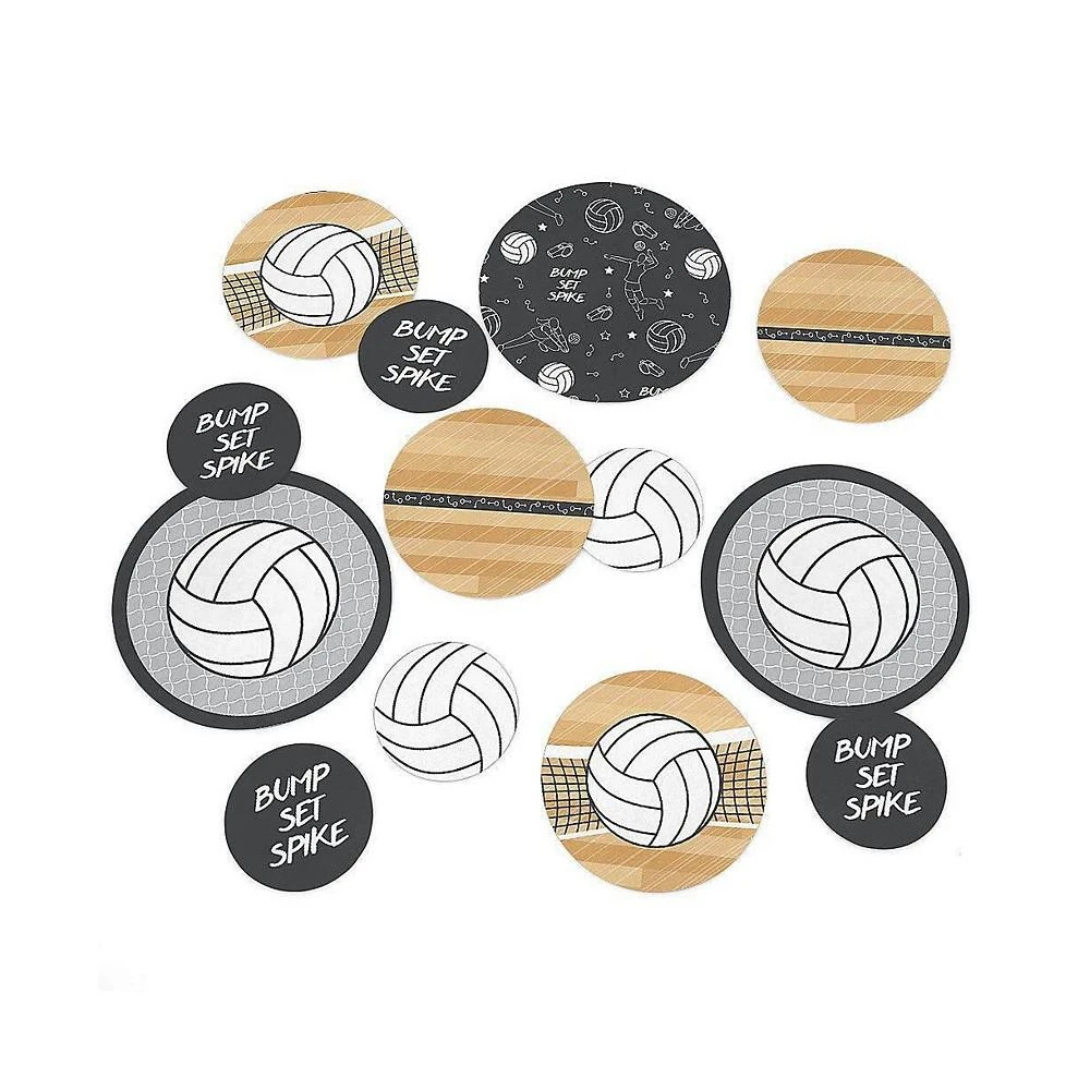 商品Big Dot of Happiness|Bump, Set, Spike - Volleyball Baby Shower or Birthday Decor Large Confetti 27 Ct,价格¥90,第1张图片