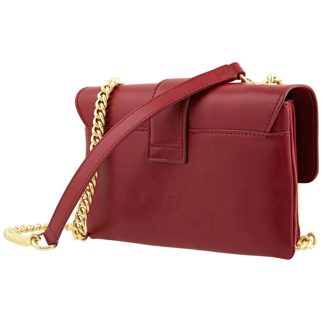 商品PINKO|Ladies Dark Red Mini Love Soft Crossbody Bag,价格¥1799,第3张图片详细描述