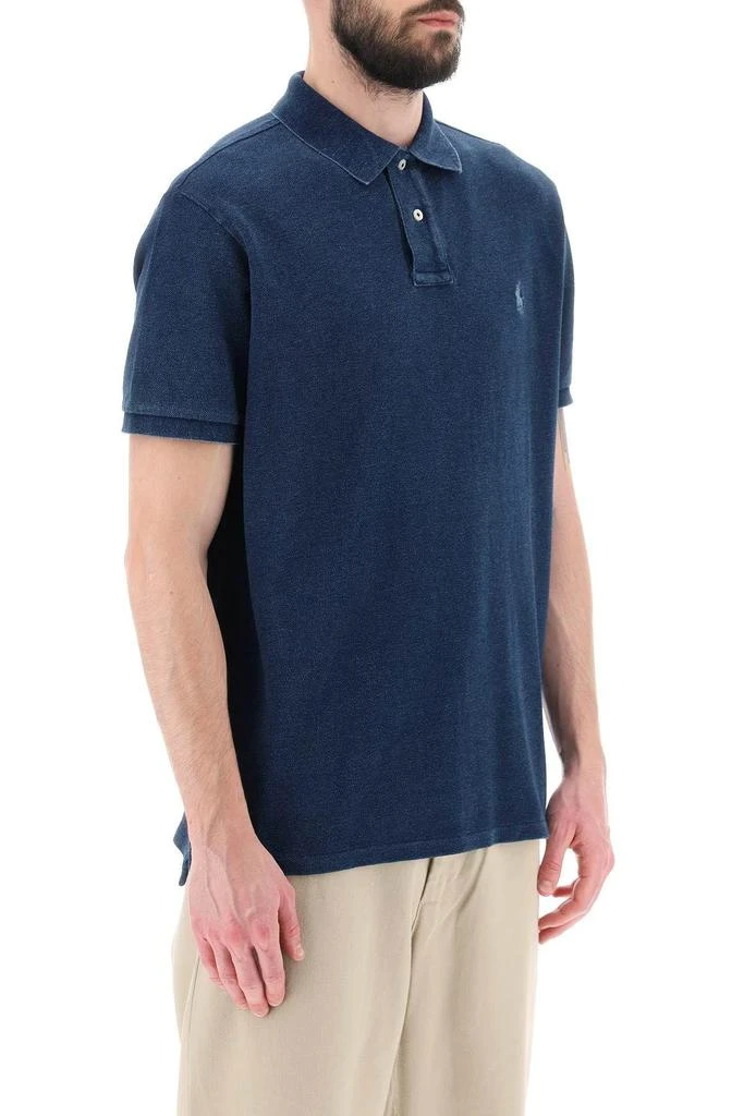 商品Ralph Lauren|Pique cotton polo shirt,价格¥516,第3张图片详细描述