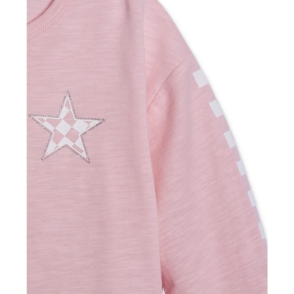 商品Epic Threads|Big Girls Checkered Star Graphic T-shirt, Created For Macy's,价格¥124,第4张图片详细描述