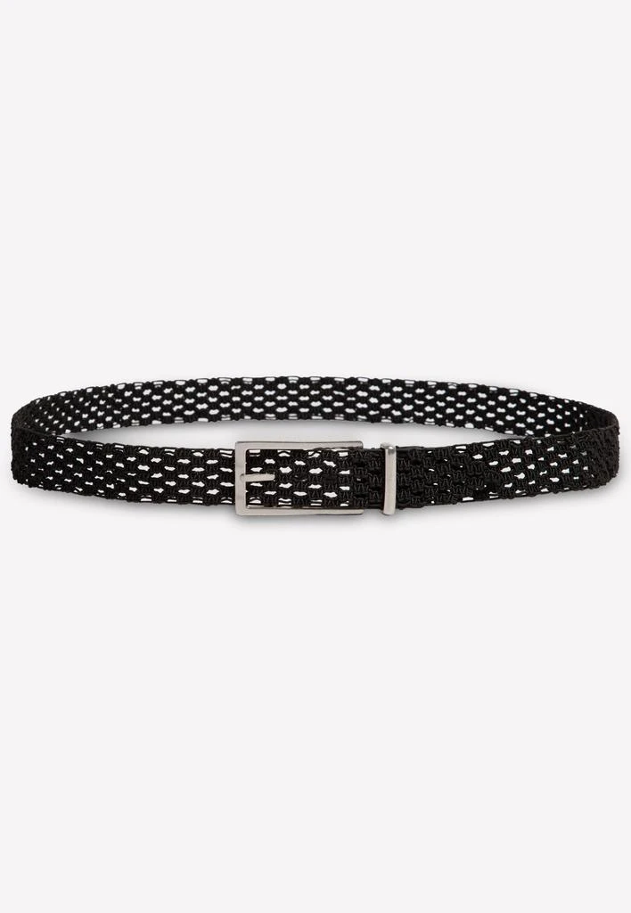 商品Bottega Veneta|Rectangular Buckle Macramé Belt,价格¥2283,第1张图片