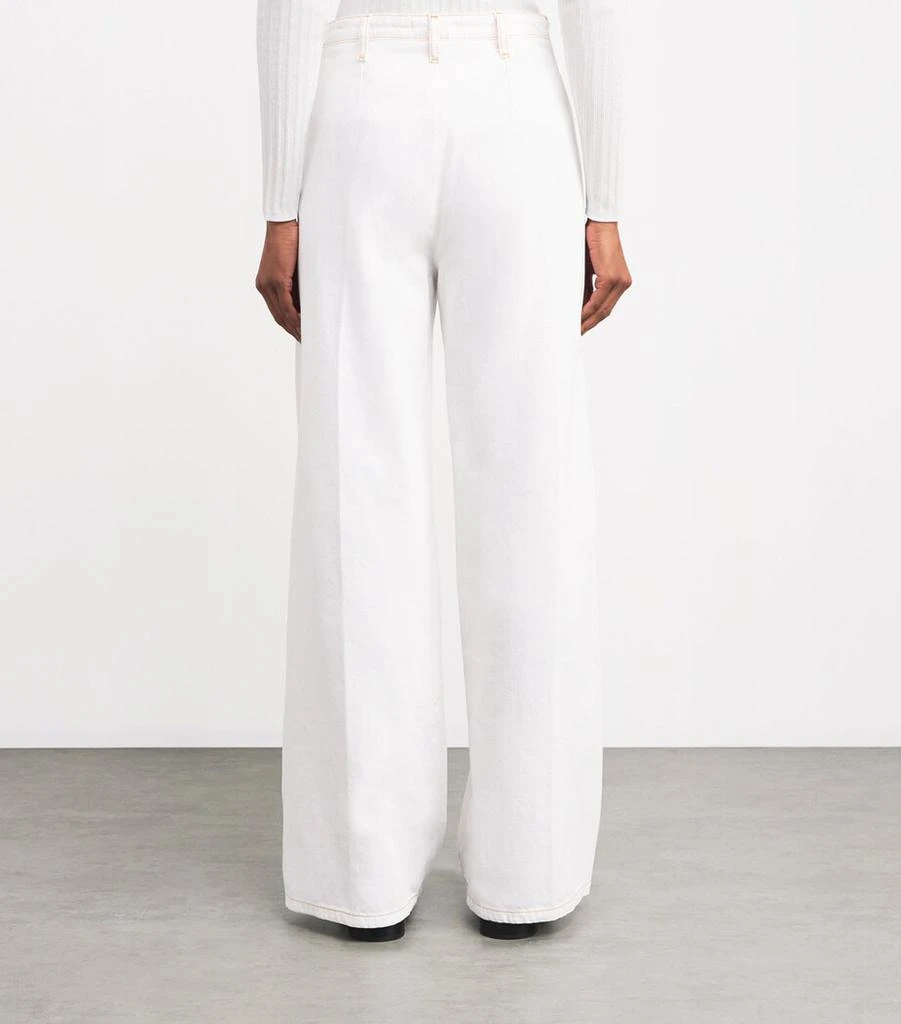 商品Sandro Paris|High-Waist Wide-Leg Jeans,价格¥2163,第4张图片详细描述