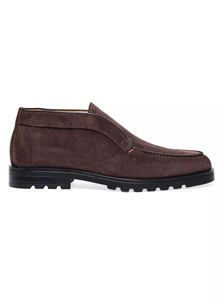 商品Santoni|Suede Slip-On Chukka Boots,价格¥3734,第1张图片