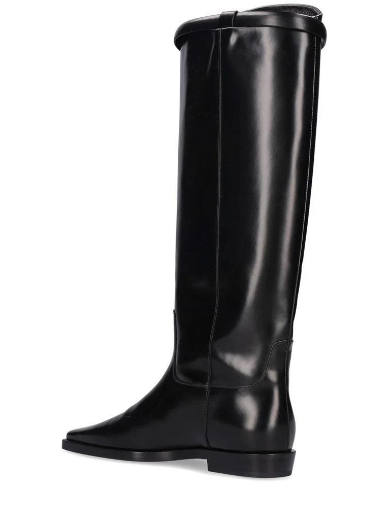 商品Totême|10mm The Riding Leather Tall Boots,价格¥9169,第3张图片详细描述