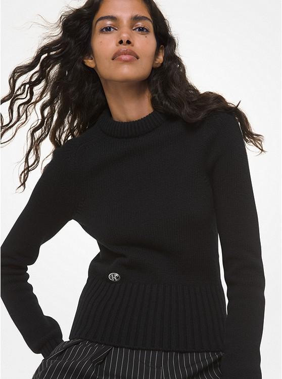 商品Michael Kors|Monogram Cashmere Sweater,价格¥5729,第1张图片